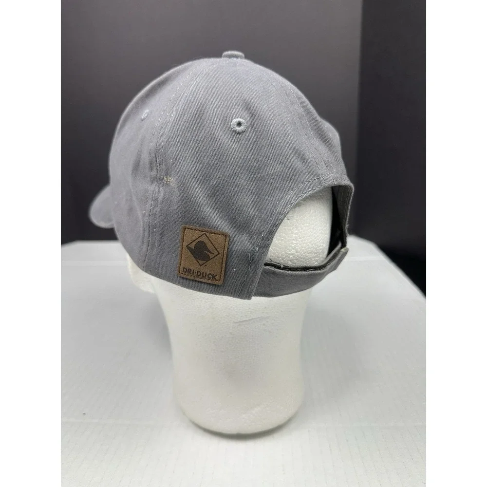 Bridgestone Hat Cap Mens Gray Strap Back Adjustable Dump Truck Image Dri Duck